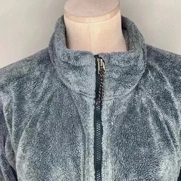 Burton Dry Ride Mira Monkey Fleece Jacket Gray Soft Ski Snowboarding Size Large - Picture 2 of 6